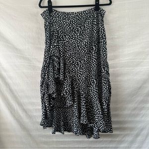 H&M Ruffle Skirt with Slit